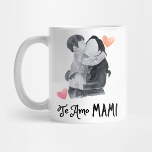 Te amo mami. Idea de regalo para mamá. Madre e hijo Mug